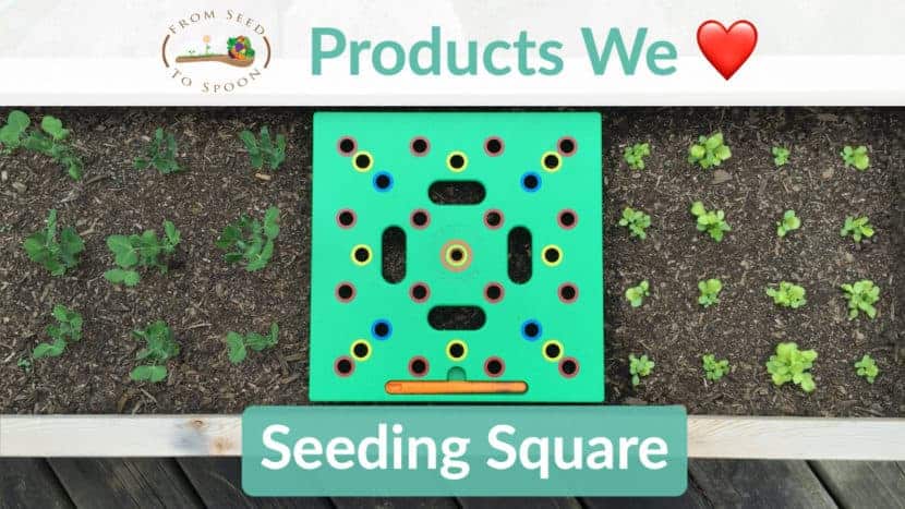 The Seeding Square Makes Square Foot Gardening Easy From Seed To Spoon Vegetable Garden Planner Mobile App