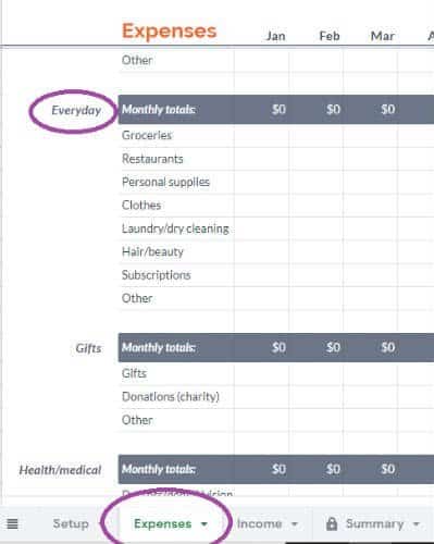 How To Use Google Sheets To Track Your Budget Toot S Mom Is Tired