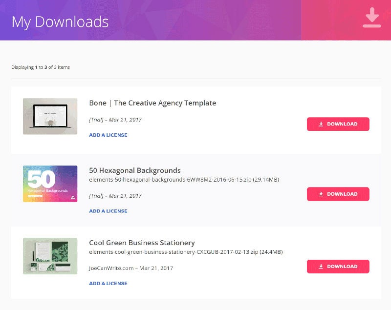 envato elements downloads