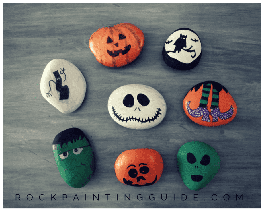 Mom Approved Halloween Rock Painting Ideas That Your Kids Will Love