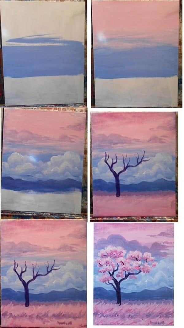 wallpapers Ideas Acrylic Beginner Step By Step Easy Paintings https harunmudak com 50 favorite step by step acrylic painting examples for beginners 2020
