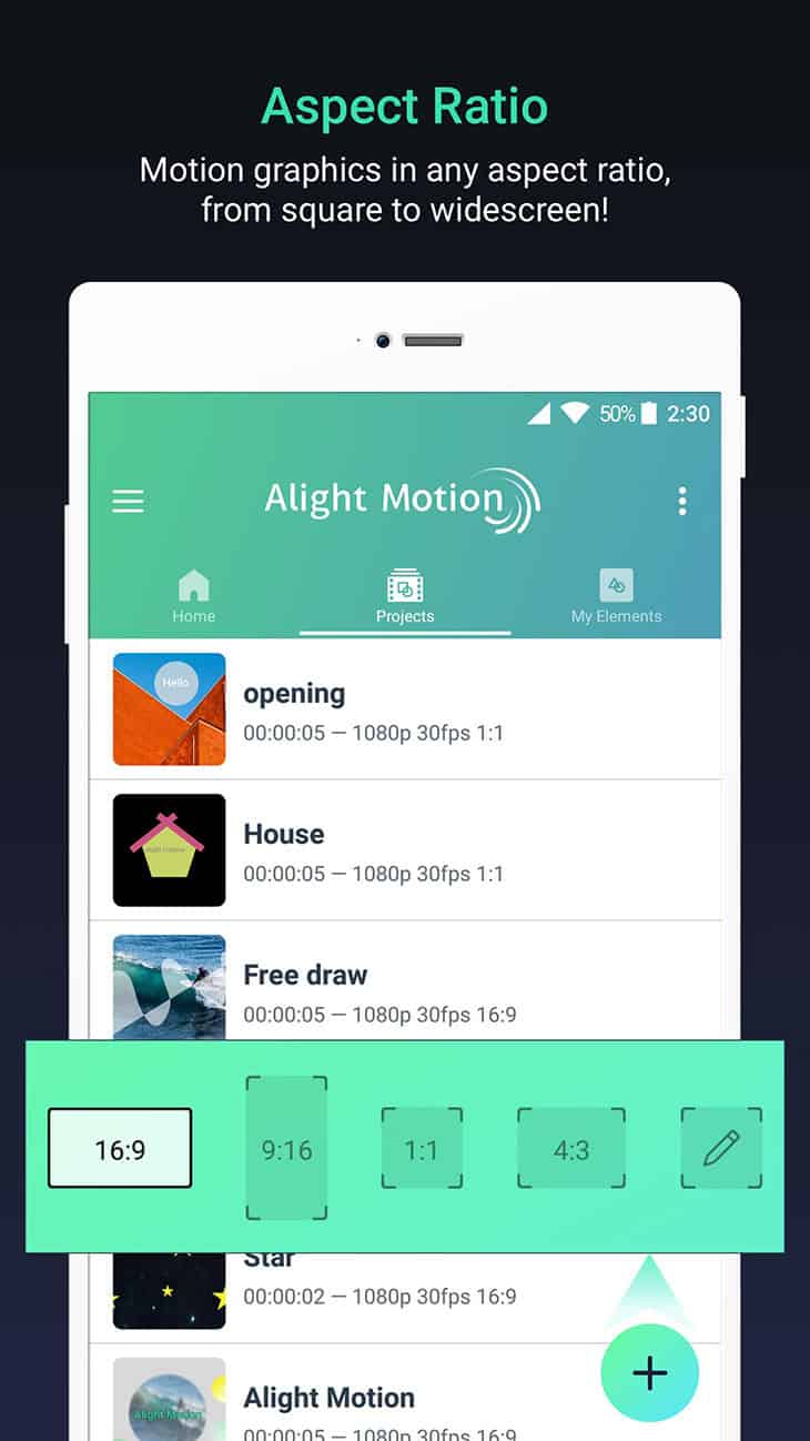 Alight Motion screenshot 1