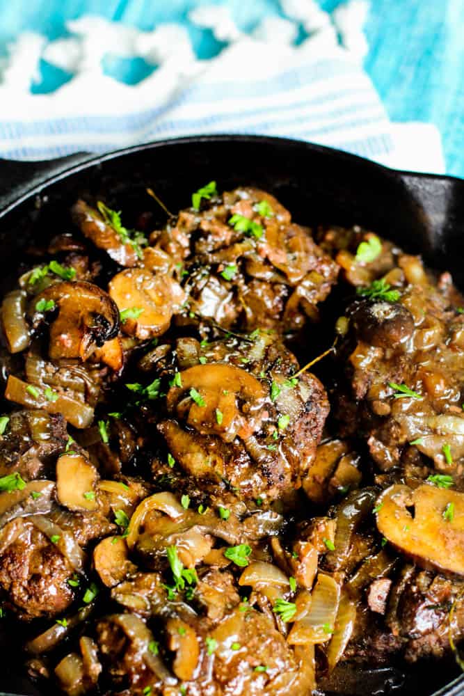 Easy Salisbury Steak Recipe With Low Carb Gravy Recipe