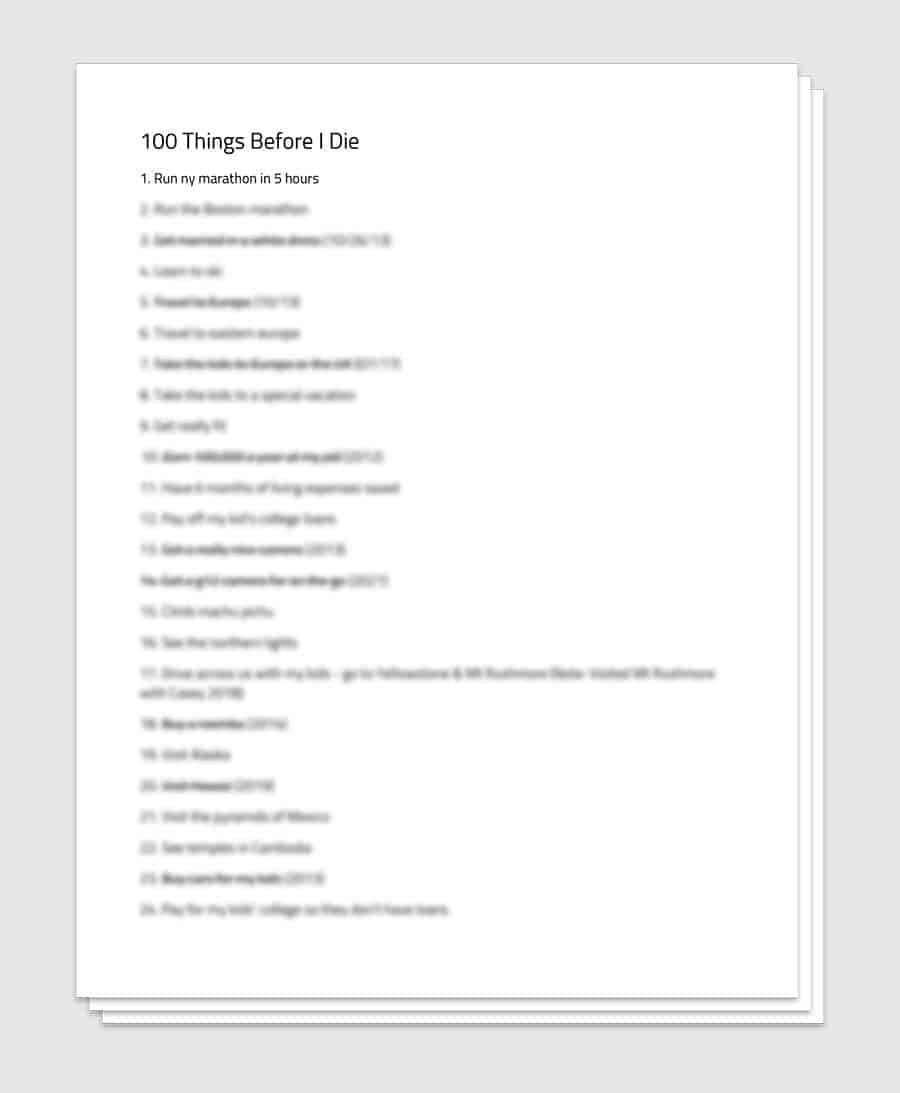 How To Make A Powerful And A Little Magic Life Goals List Midlife Rambler