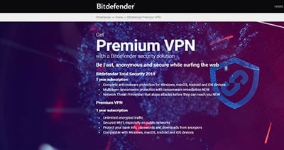 Bitdefender VPN Review (2020) - Clueless Support, No Info ...