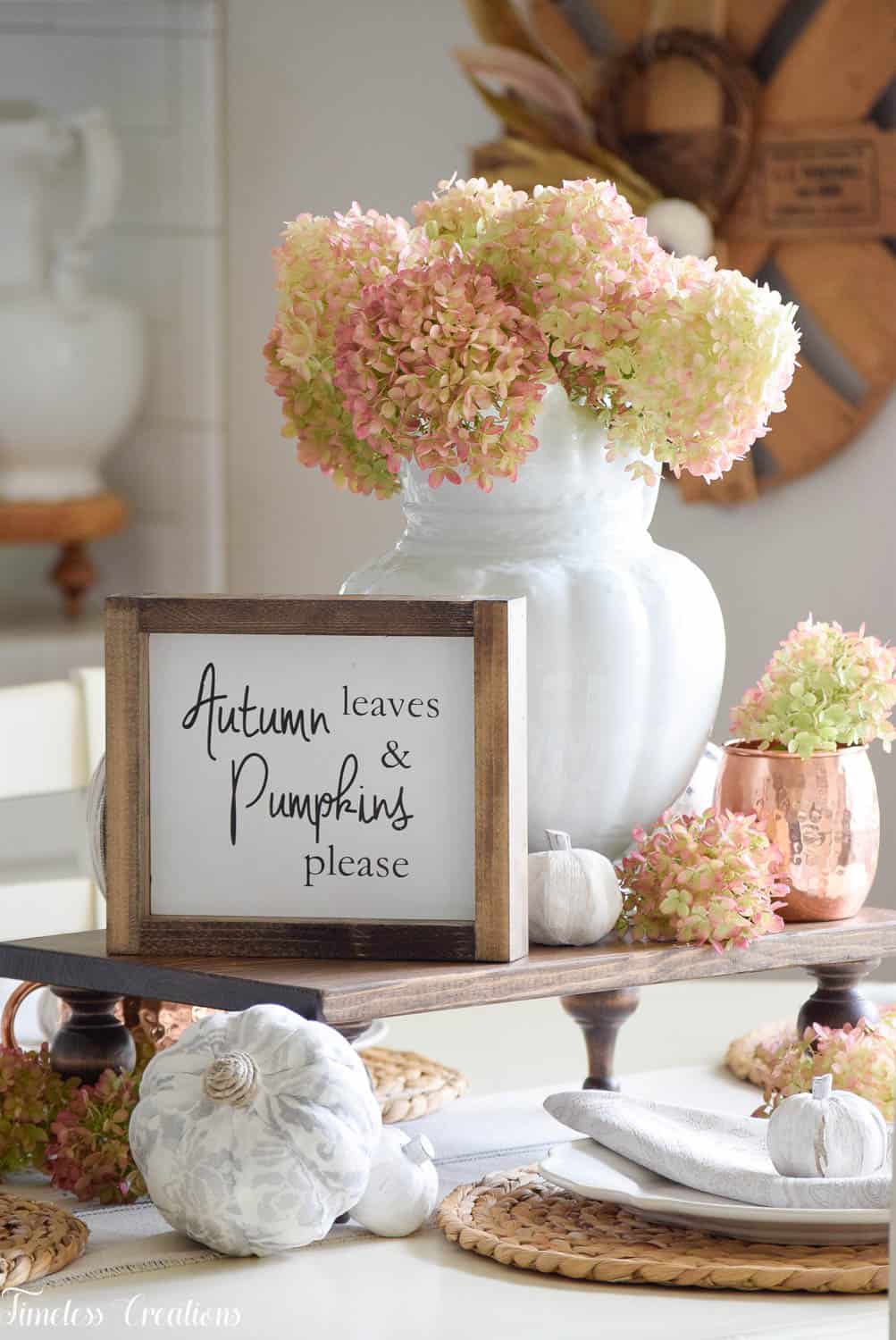 Drying Hydrangeas in Autumn ⋆ SomeTyme Place ⋆