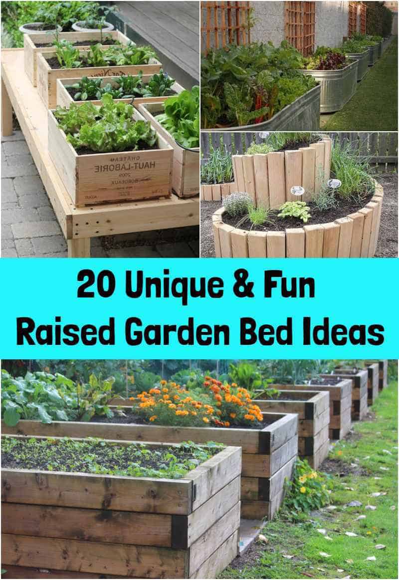 cheap raised garden beds on 20 Unique Fun Raised Garden Bed Ideas