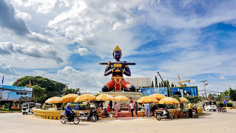 Battambang in Cambodia