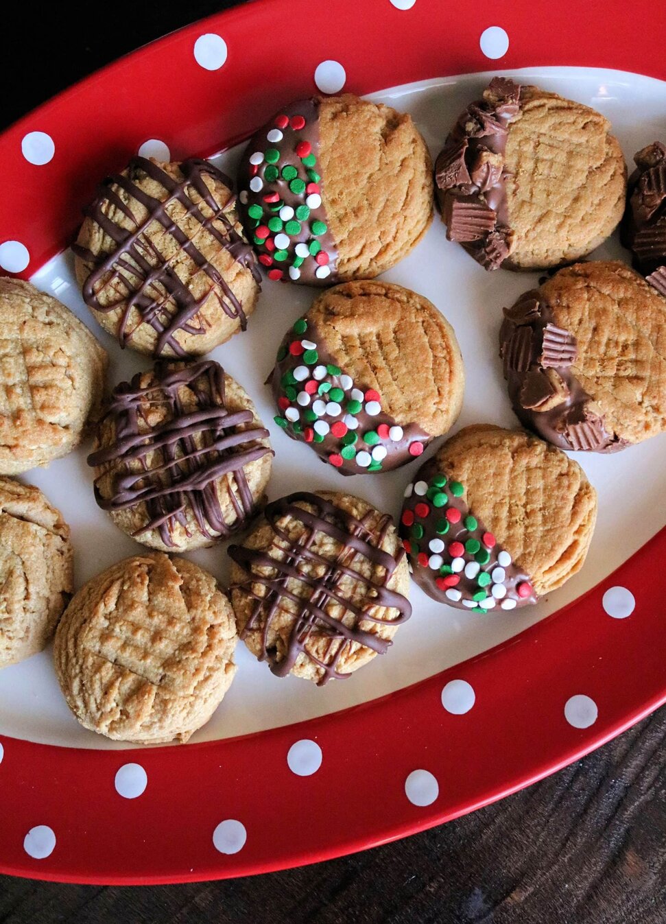 Delicious Peanut Butter Christmas Cookies Kindly Unspoken