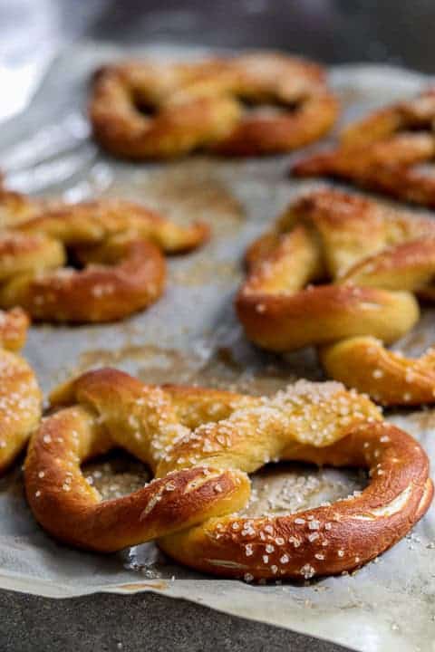 Homemade Soft Pretzels Belly Laugh Living The pretzel wrap is one of the most popular ways to wrap a newborn. homemade soft pretzels belly laugh living