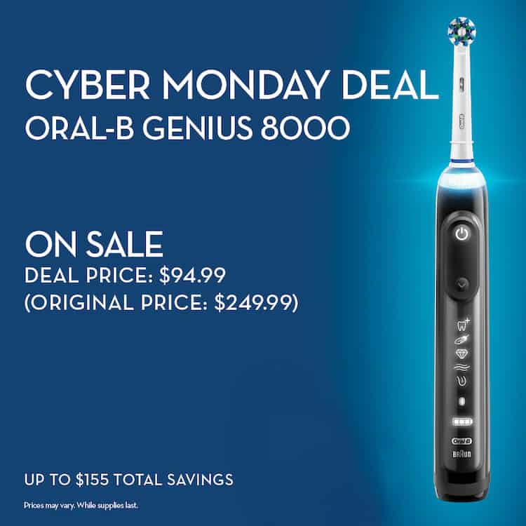 oral b electric toothbrush cyber monday