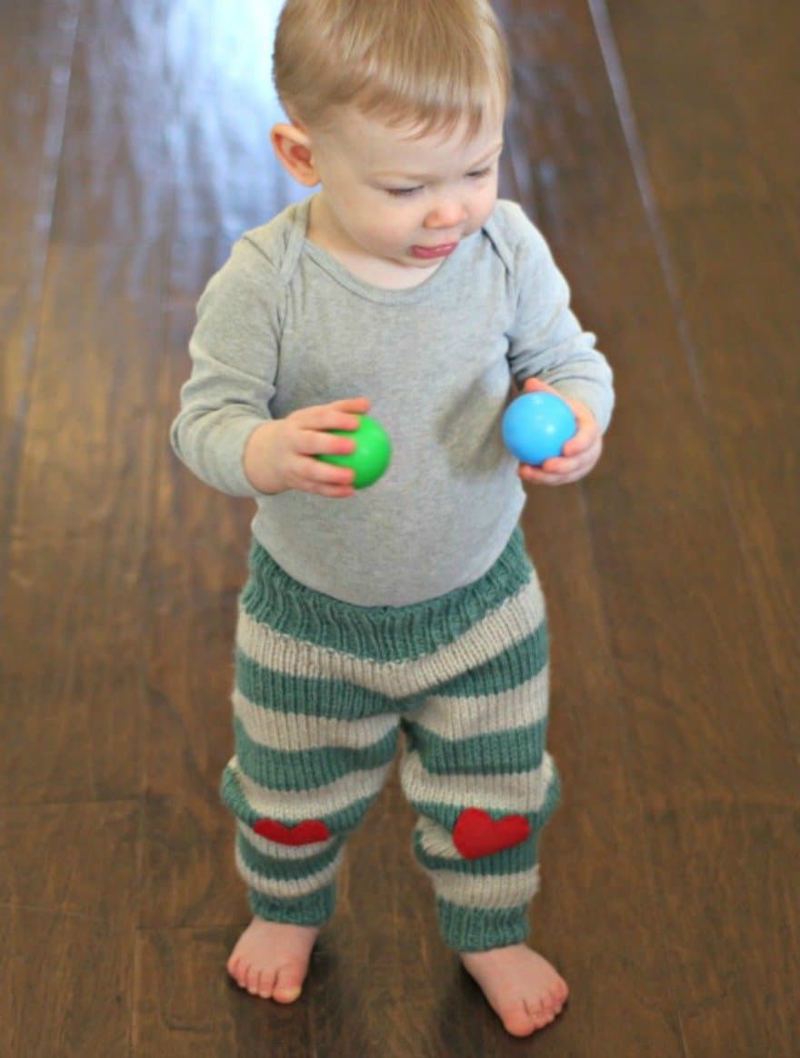 Striped Baby Pants Free Knitting Pattern Love Life Yarn