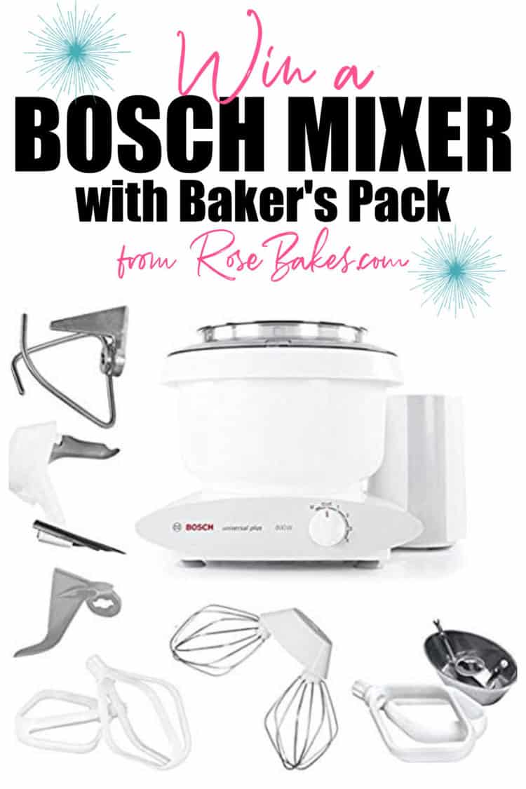 10 Years Of Blogging Win A Bosch Mixer Giveaway Ended Rose