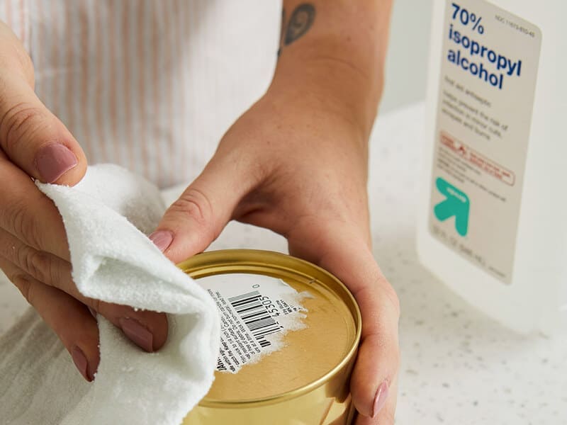 How To Remove Sticker Residue From Metal