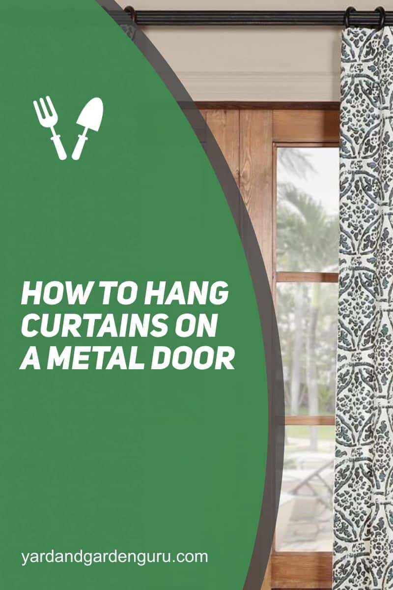 How To Install Curtain Rod On Metal Door