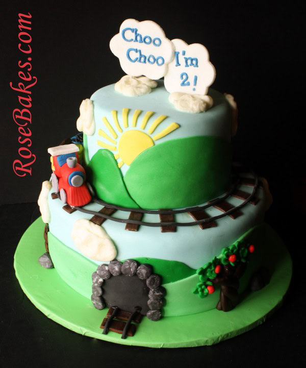 Choo Choo I M 2 Train Cake Two Two Train Themed Party