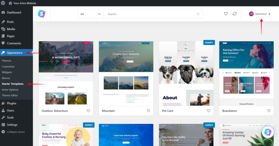 wordpress blog post template elementor