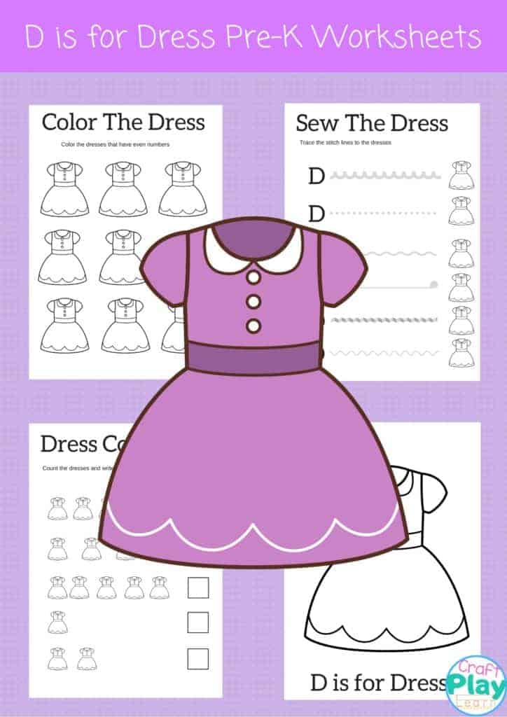 letter d worksheets for kids the inspiration edit