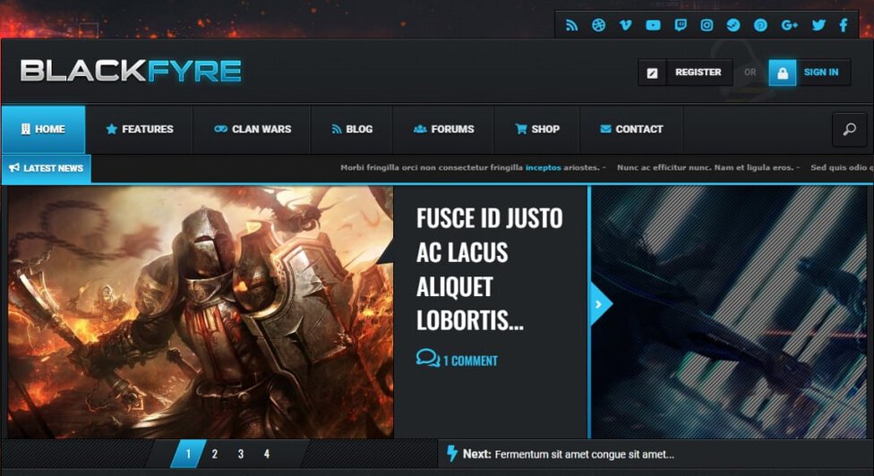 Top 10 WordPress Themes for a Video Game Website