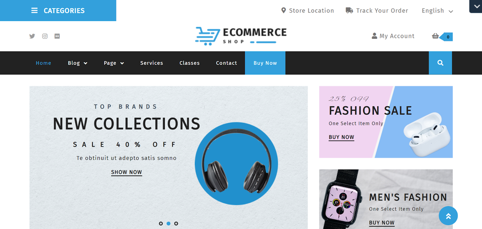 Full Banner Diferente no Mobile, Temas para E-commerce