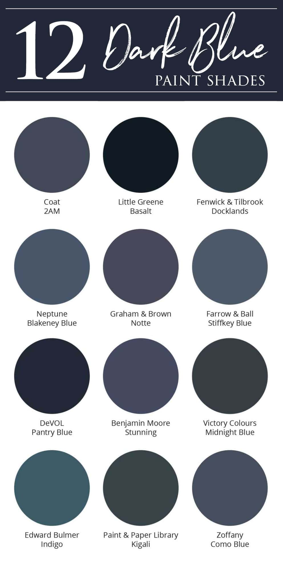 Navy Blue Paint Colors The Perfect Vintage Paint Color | Paint Colors,