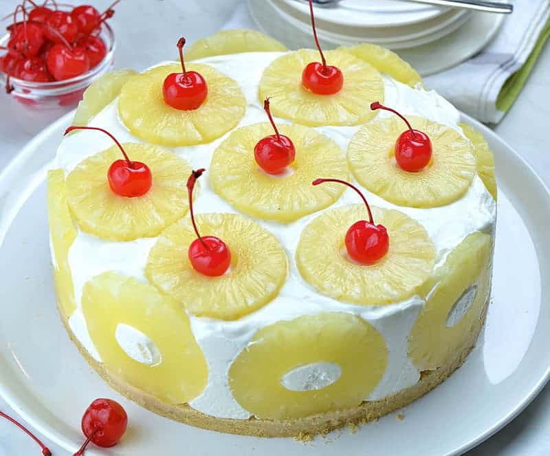 No Bake Pineapple Cake Omg Chocolate Desserts