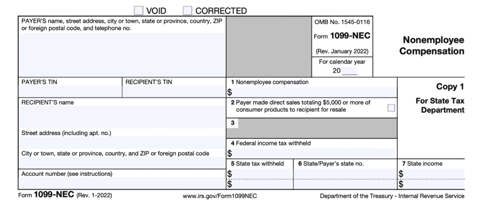 1099 Form Fillable 2023 Printable Forms Free Online