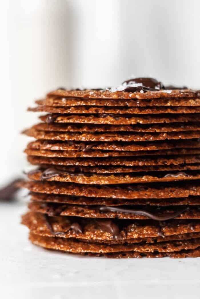 Crispy Almond Flour Lace Cookies Gluten Free Organically Addison