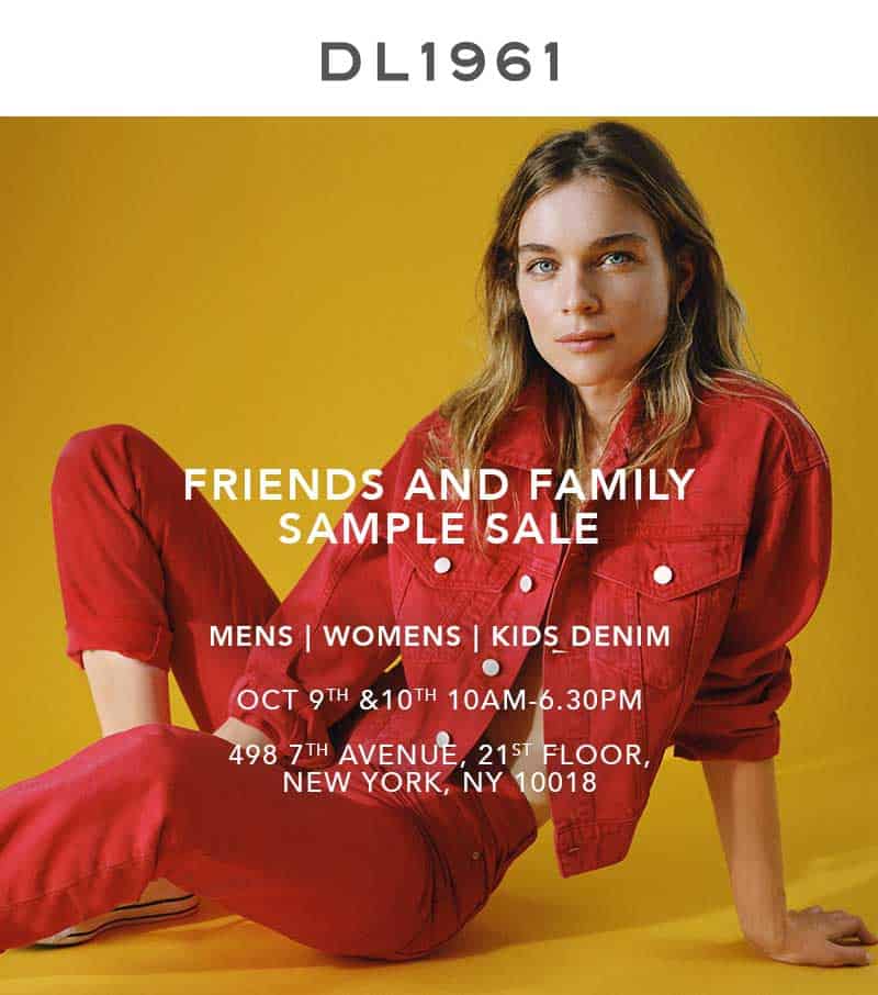 Dl1961 Sample Sale Nyc Denim Nyc Sample Sale Calendar
