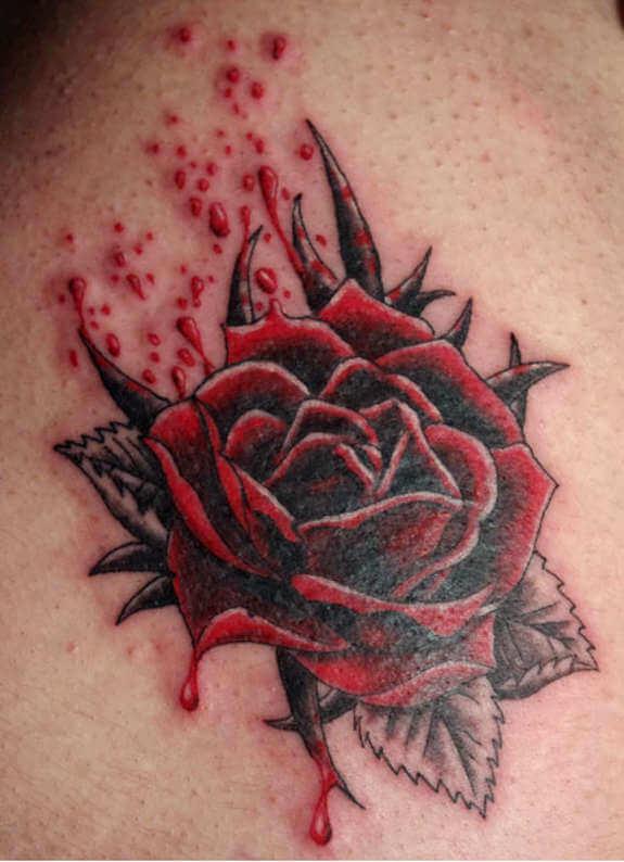 14 Soulful Blood Tattoo Design & Ideas with Meaning