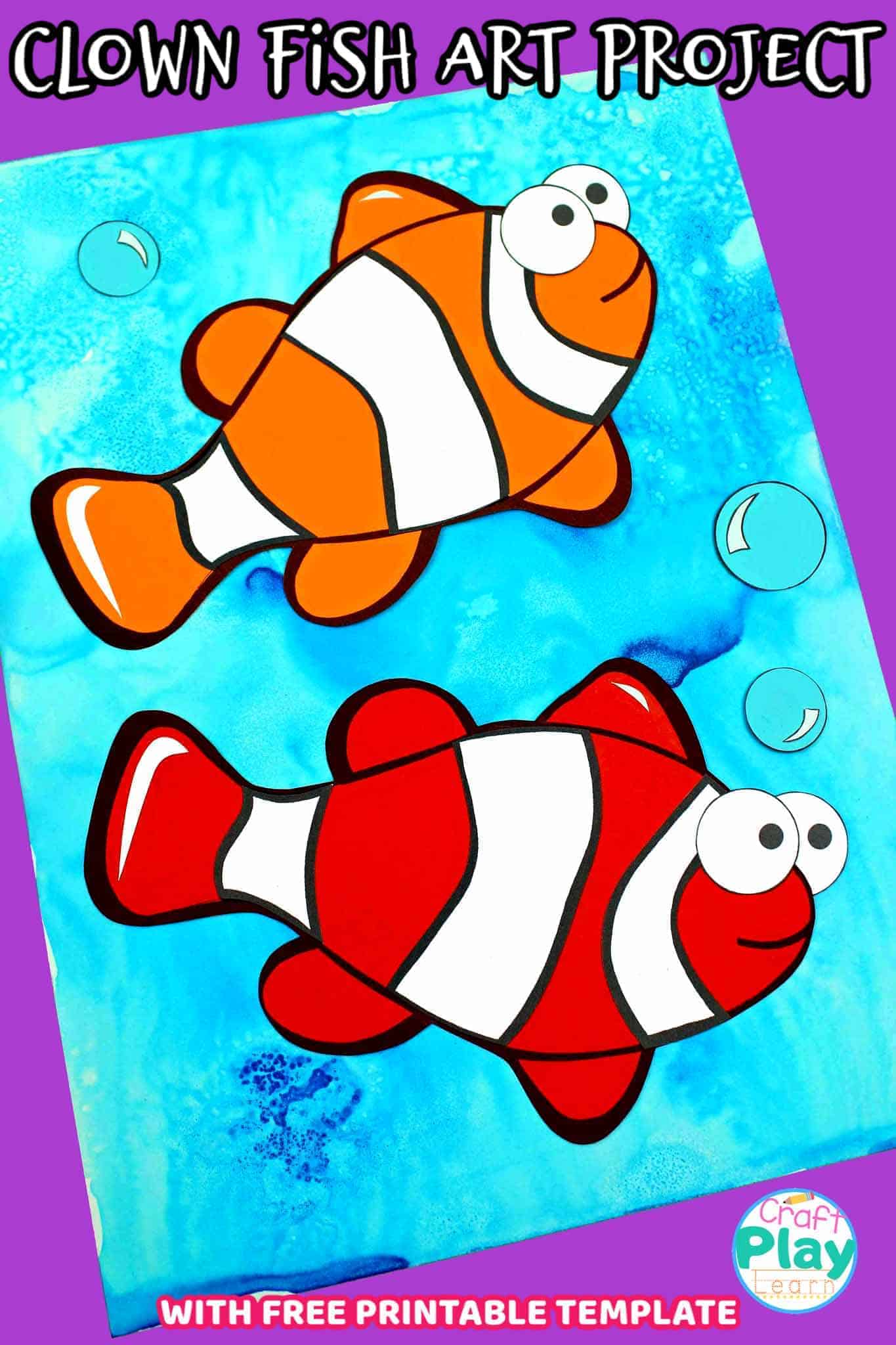 Easy Clownfish Craft For Kids Crafts Craft Play Learn Creative and playful art & craft templates. easy clownfish craft for kids crafts