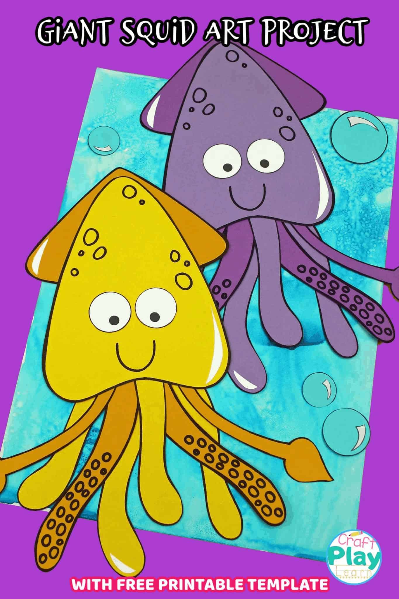 photo Squid Images For Kids giant squid art project for kids craft