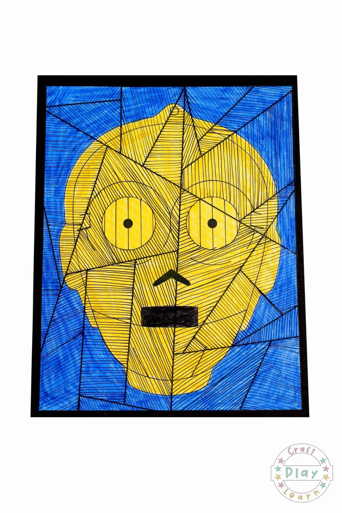 Star Wars C3p0 Art Project And Line Study Craft Play Learn Viprin's drawing editor is a tool which makes it a bit easier to draw something without editing xml directly. star wars c3p0 art project and line