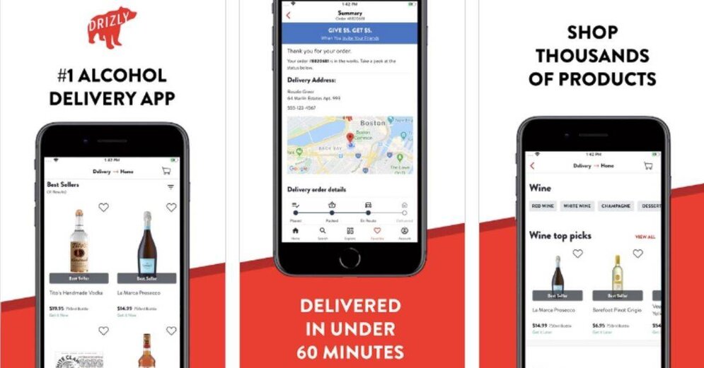 Drizly Review 2026 Alcohol Delivery App » 60 Minute Delivery