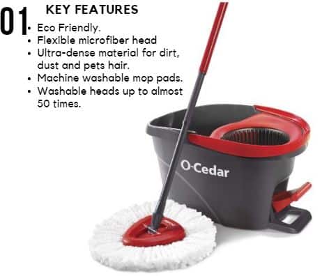 round dust mop