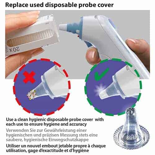 braun ear thermometer battery replacement