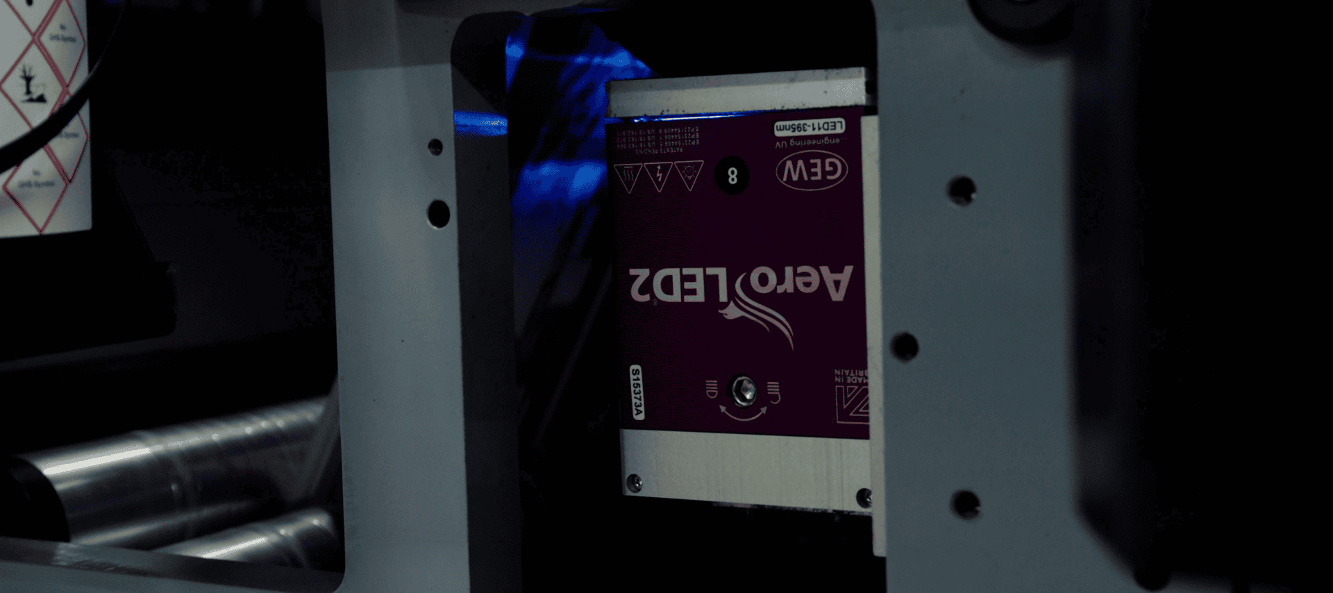 A Geostick instalou 9 AeroLED2s em sua plataforma de aquecimento MPS EXL.