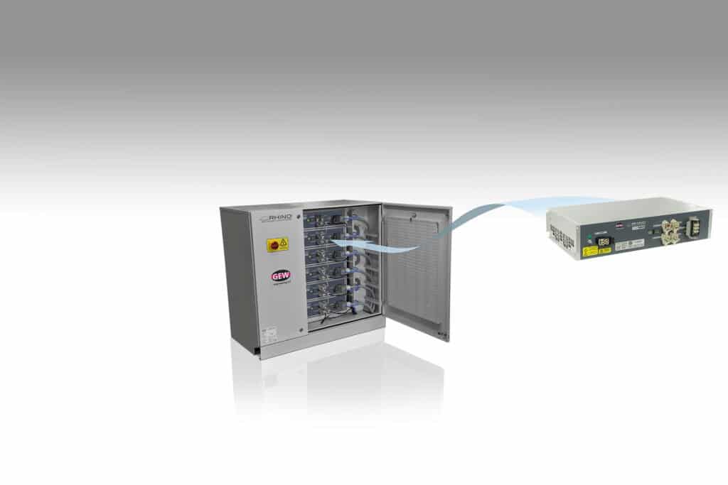 RHINO cabinet and PSU