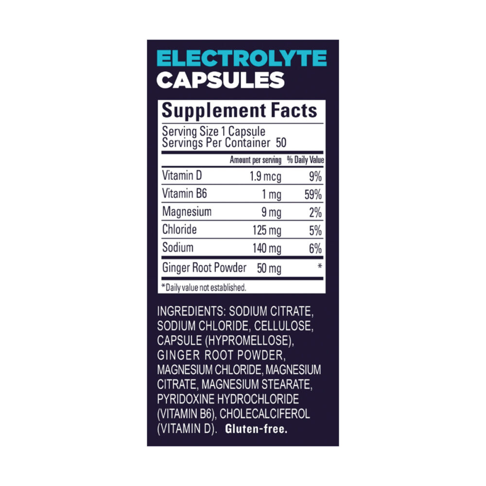 Cápsulas Gu Energy de Electrolitos Roctane