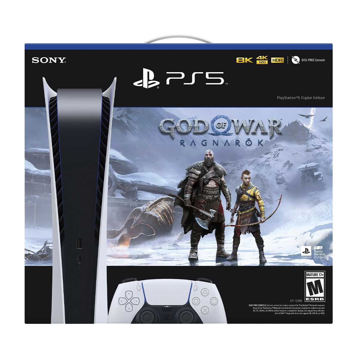 Consola PS5 digital God Of War ragnarok