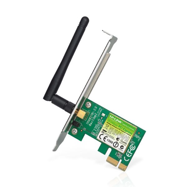 Adaptador TP-Link PCI Express inalámbrico N de 150 Mbps, TL-WN781ND