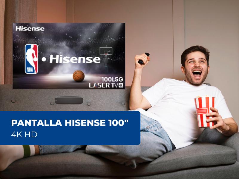 Pantalla Hisense 100" 4k Hola Compras