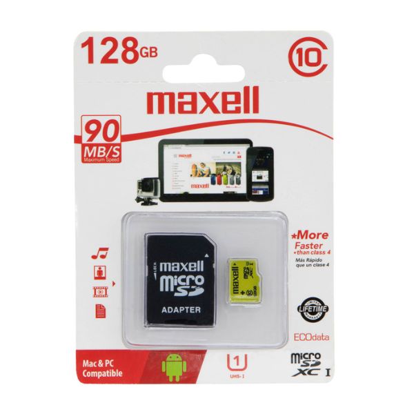 Memoria Maxell Flash MicroSD Clase 10