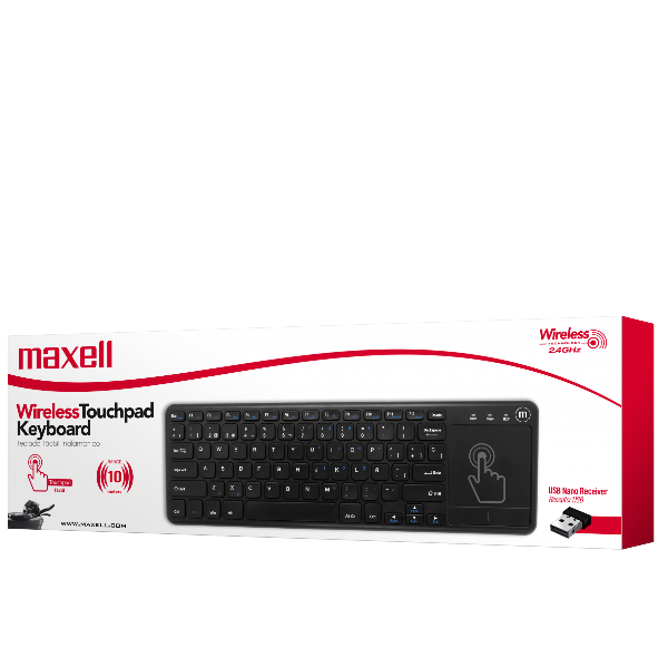 Teclado Inalámbrico Maxell TouchPad