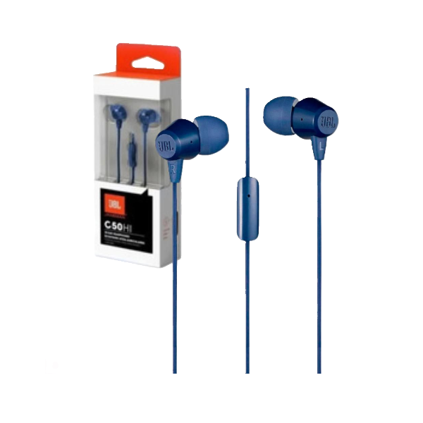 Audífonos Alámbricos JBL C50HIBLU