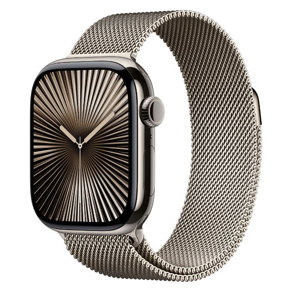 Reloj Apple Watch Series 10 42 mm Celular - Case Titanium y Pulsera Milanese Loop