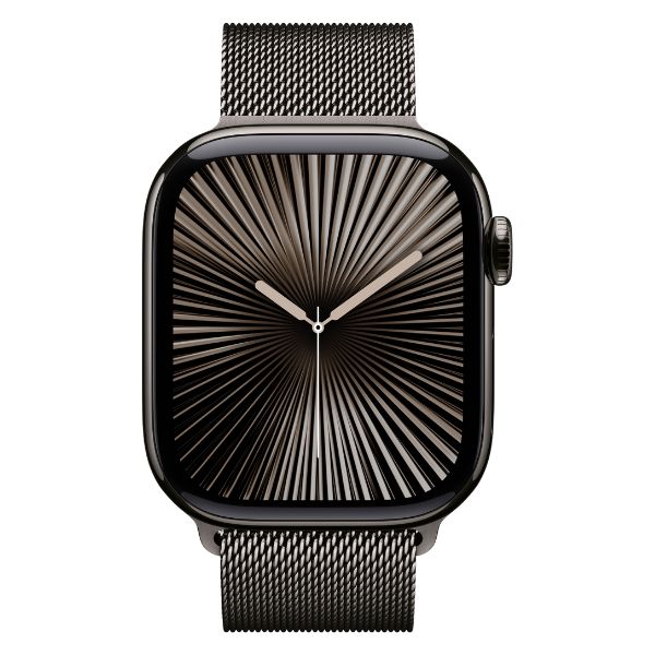 Reloj Apple Watch Series 10 42 mm Celular - Case Titanium y Pulsera Milanese Loop