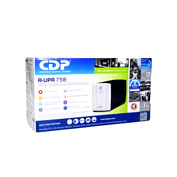 Regulador CDP para UPS 750va 350w 8 salidas R-UPR 758