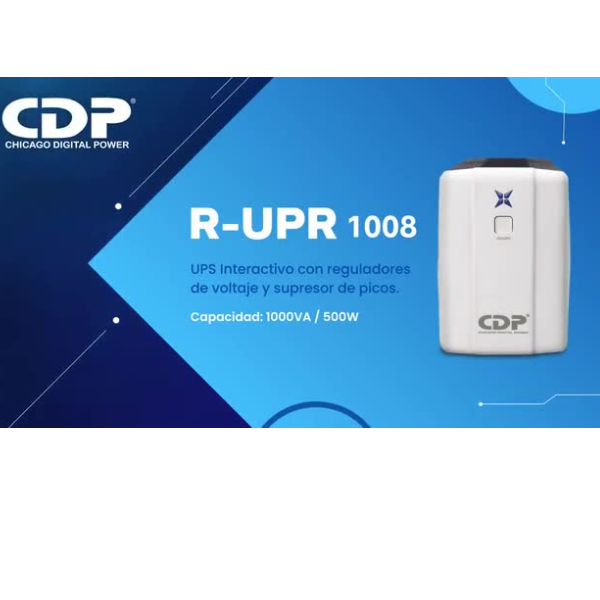 Regulador CDP para UPS 1000va/500w 8 salidas R-UPR1008