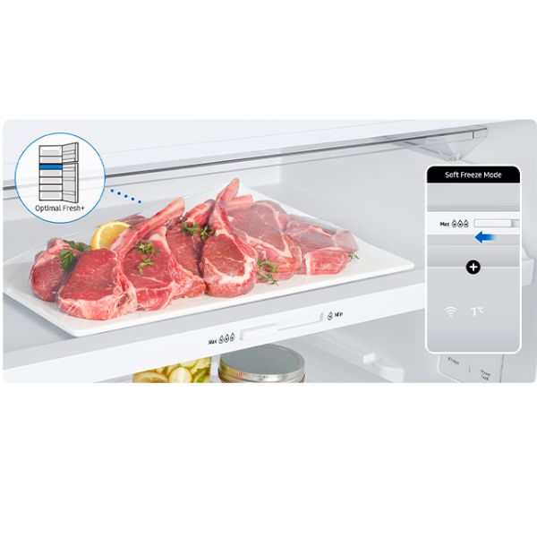 Refrigerador Samsung RT5300D 12.1 pies Top Mount con dispensador, RT35DG5224S9AP